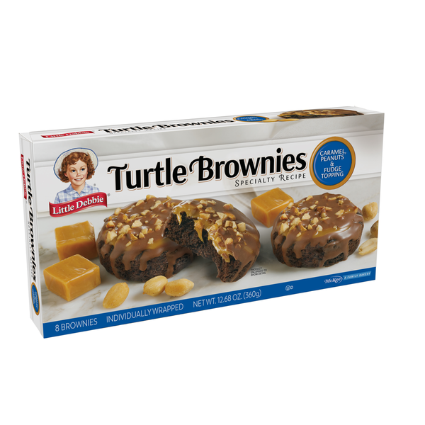 Bakery Desserts Little Debbie Turtle Brownies hero