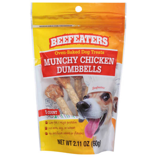 More Household Beefeaters Dog Treats, Munchy Chicken Dumbbells, Oven-Baked hero