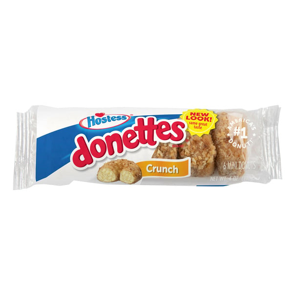 Cookies & Cakes Hostess Crunch DONETTES Donuts Single Serve hero