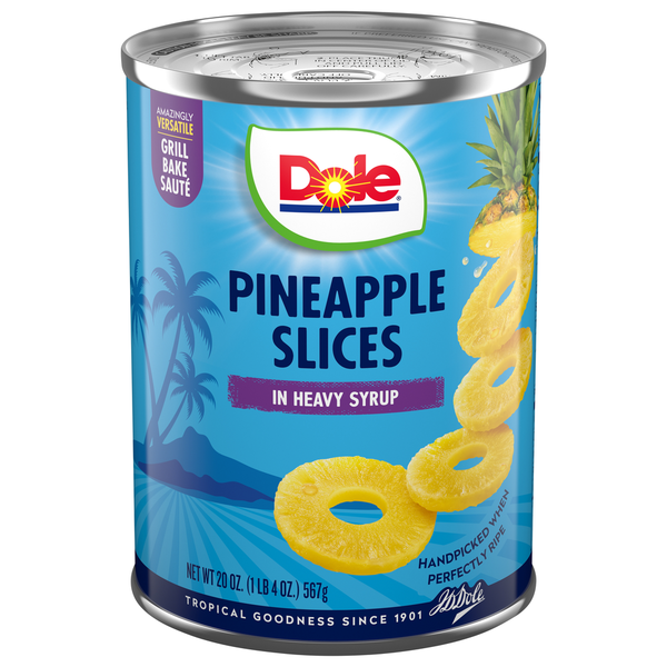 Canned Fruit & Applesauce Dole Pineapple, Slices hero