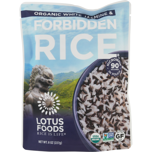 Grains, Rice & Dried Goods Lotus Foods Jasmine & Forbidden Rice, Organic, White hero