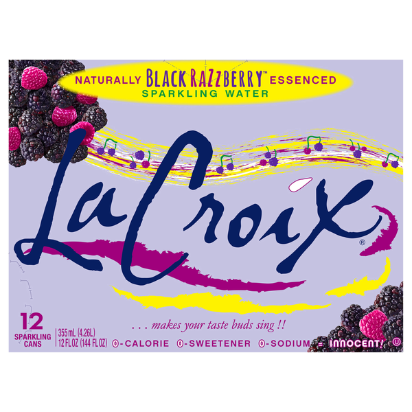 Water, Seltzer & Sparkling Water LaCroix Sparkling Water, Black Razzberry hero