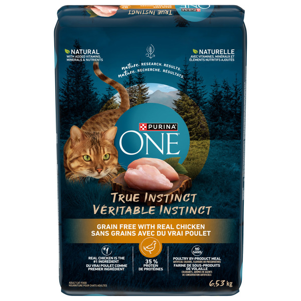 Cat Food & Care Purina ONE True Instinct Grain Free Chicken hero