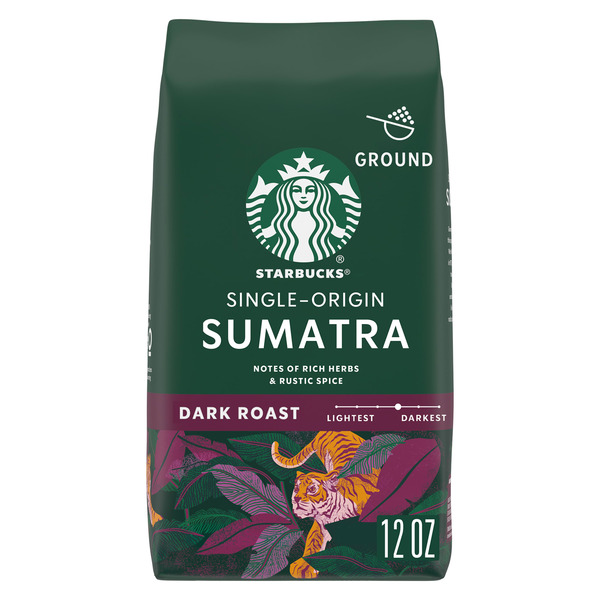 Coffee Starbucks Sumatra Dark Roast Ground Coffee hero