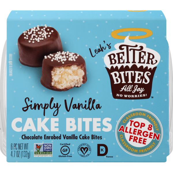 Bakery Desserts Better Bites Bakery Cake Bites, Simply Vanilla hero