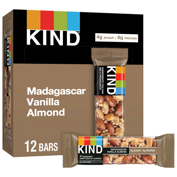 Energy & Granola Bars KIND Madagascar Vanilla Almond hero