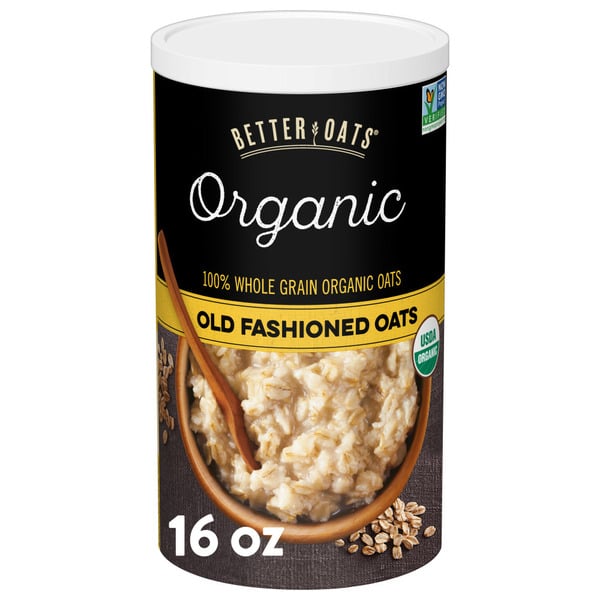 Hot Cereal & Pancake Mixes Better Oats Organic Old Fashioned Oats hero