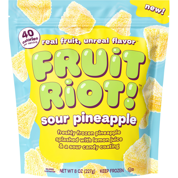 Fruit Riot sour candy pineapple hero