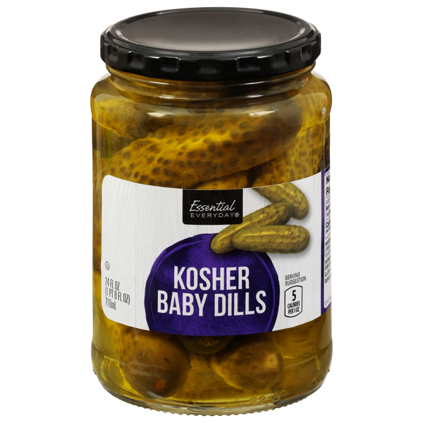 Pickled Goods & Olives Essential Everyday Pickles, Kosher Baby Dills hero