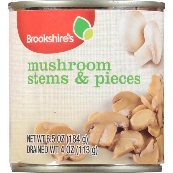 Canned & Jarred Vegetables Brookshire's Mushroom, Stems & Pieces hero