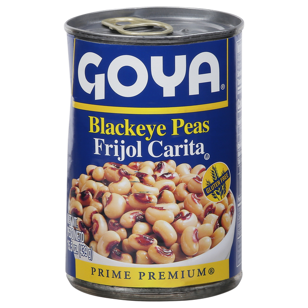 Canned Meat, Seafood & Beans Goya Blackeye Peas, Prime Premium hero