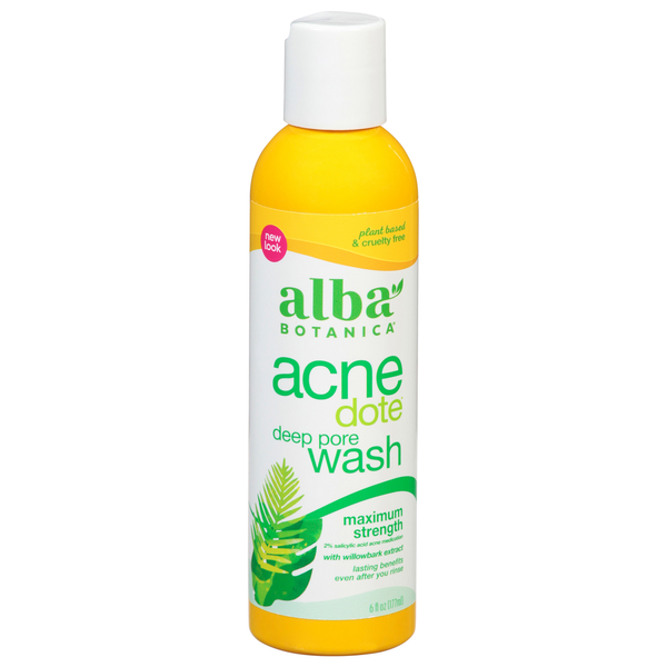 Face, Ear, Eye & Lip Care Alba Botanica Deep Pore Wash, Maximum Strength hero