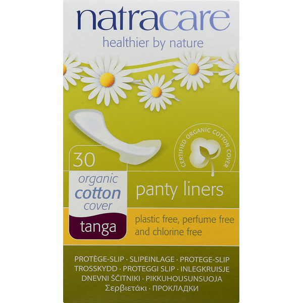 Feminine Care Natracare Panty Liners, Organic, Tanga hero