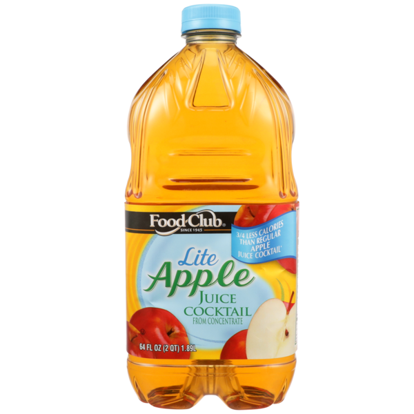 Cocktail Mixes Food Club Lite Apple Juice Cocktail From Concentrate hero