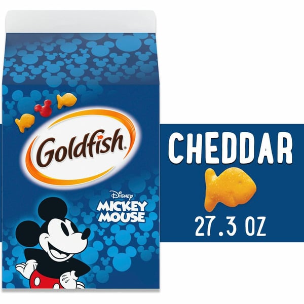 Pepperidge Farm Goldfish  Disney Mickey Mouse Cheddar Crackers hero