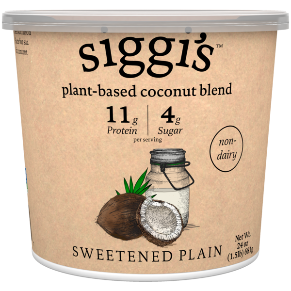 Siggi's Plant-Based Coconut Blend, Plain hero