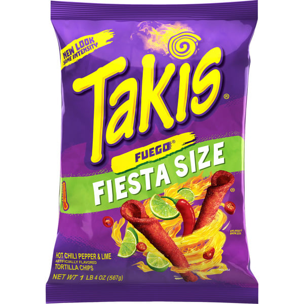 Chips & Pretzels Takis Fuego Tortilla Chips Bag hero