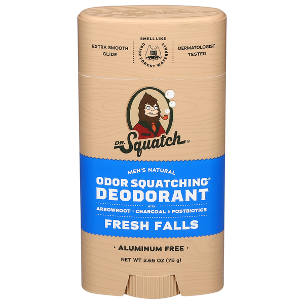 Deodorants Dr. Squatch Deodorant, Natural, Fresh Falls, Men's hero