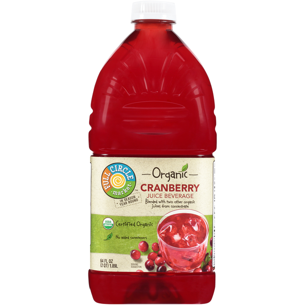 Juice & Nectars Full Circle Organic Cranberry Juice Beverage hero