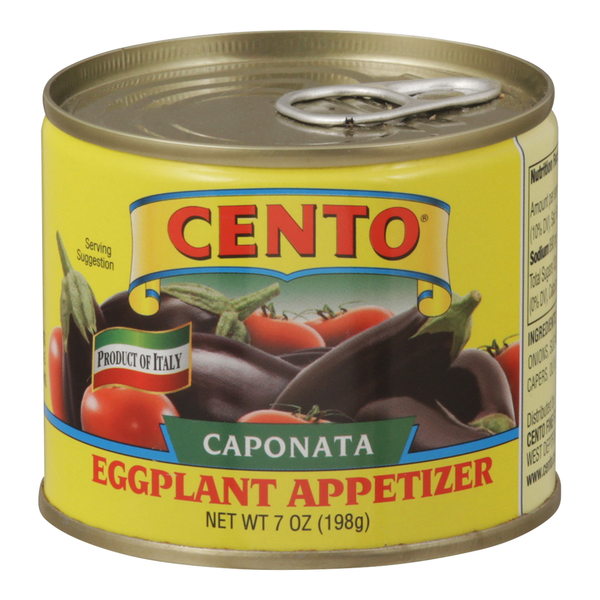 Canned & Jarred Vegetables Cento Eggplant Appetizer, Caponata hero