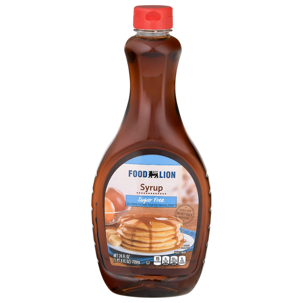 Honeys, Syrups & Nectars Food Lion Sugar Free Syrup hero