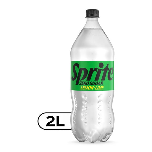 Soda Sprite Zero Sugar Lemon Lime Diet Soda Pop Soft Drink hero