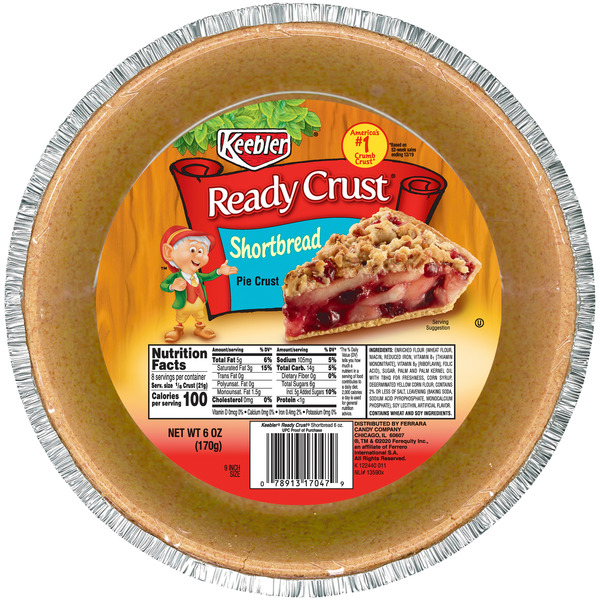 Baking Supplies & Decor Keebler Ready Crust Pie Crust Shortbread hero