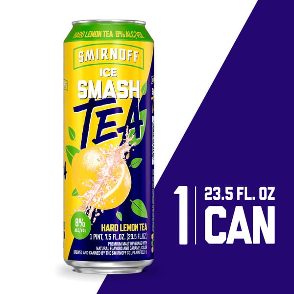 Smirnoff Ice Smash Lemon Hard Tea hero