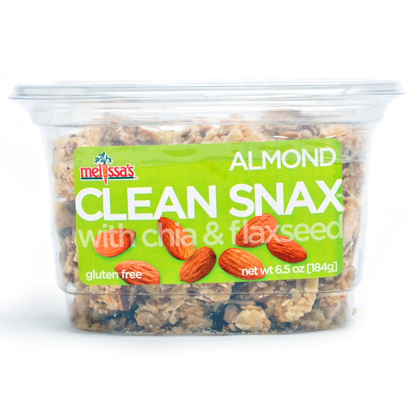 Nuts, Seeds & Dried Fruit Melissa's Clean Snax Almond Crunch, with Chia & Flaxseed hero