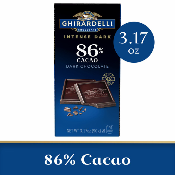 Candy & Chocolate Ghirardelli Intense Dark Chocolate Bar - 86% Cacao hero