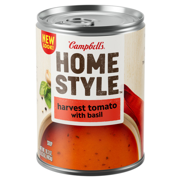 Soup, Broth & Bouillon Campbell's Harvest Tomato Soup With Basil Soup hero