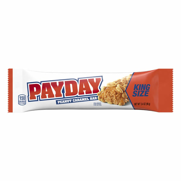 Candy, Chocolate & Gum PAYDAY Peanut Caramel King Size Candy hero