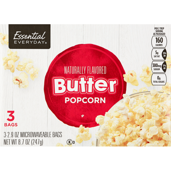 Popcorn & Jerky Essential Everyday Popcorn, Butter hero