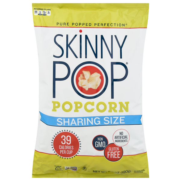 Popcorn & Jerky SkinnyPop Popcorn, Original Sharing Size hero