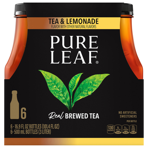 Soft Drinks Pure Leaf Brewed Tea, Tea & Lemonade, Real hero