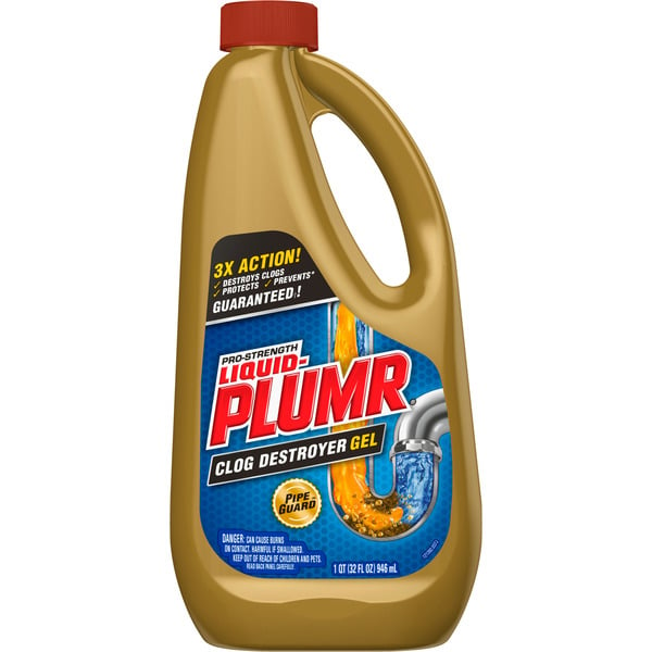 Cleaning Products Liquid-Plumr Pro-Strength Clog Destroyer Gel with PipeGuard, Liquid Drain Cleaner hero