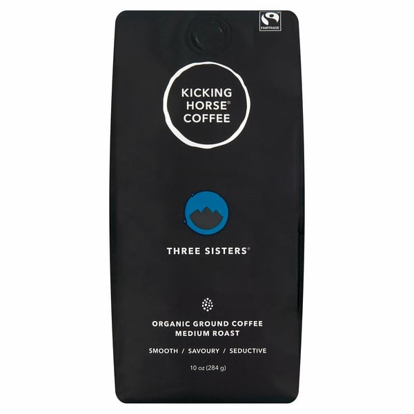 Coffee Kicking Horse Coffee Three Sisters Organic Medium Roast Ground Coffee hero