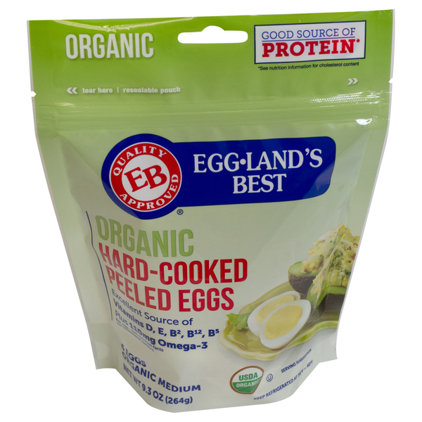 Eggs Eggland's Best Organic Hard Cooked Eggs hero