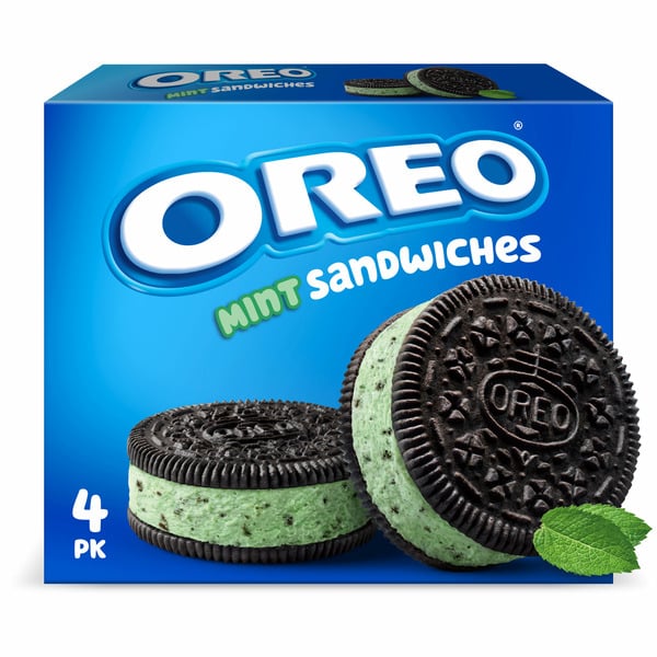 Frozen Dessert Oreo Mint Sandwhiches hero