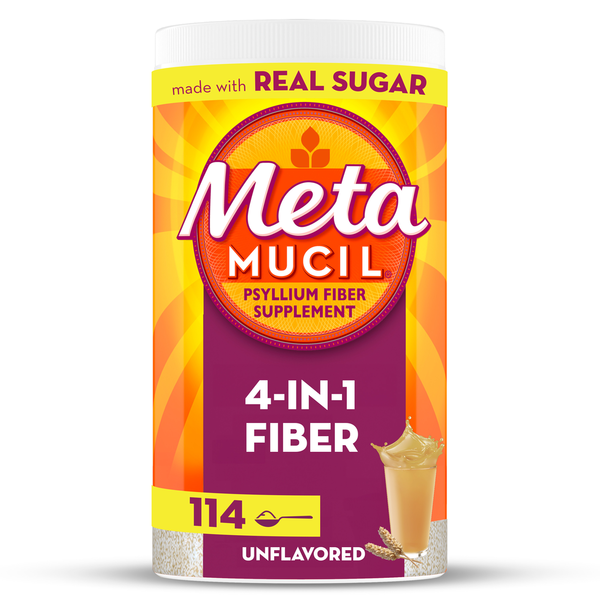 Vitamins & Supplements Metamucil 4-in-1 Fiber for Digestive Health, 114 Servings hero