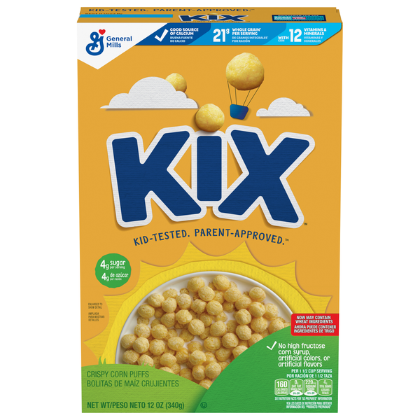 Cereal Kix Corn Puffs, Crispy hero