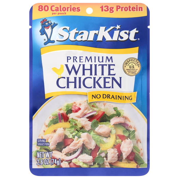 Canned Meat & Seafood StarKist White Chicken, Premium hero