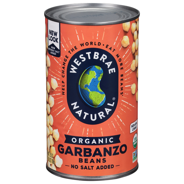 Canned Meals & Beans Westbrae Natural Garbanzo Beans, Organic hero