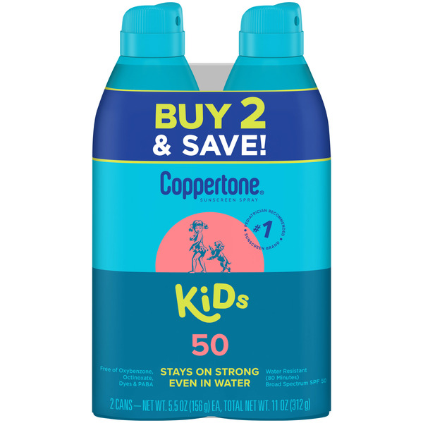 Body Lotions & Soap Coppertone Kids Spray SPF50 hero