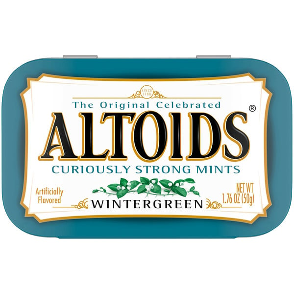 Candy & Chocolate Altoids Wintergreen Sugar Free Breath Mints Single Pack hero