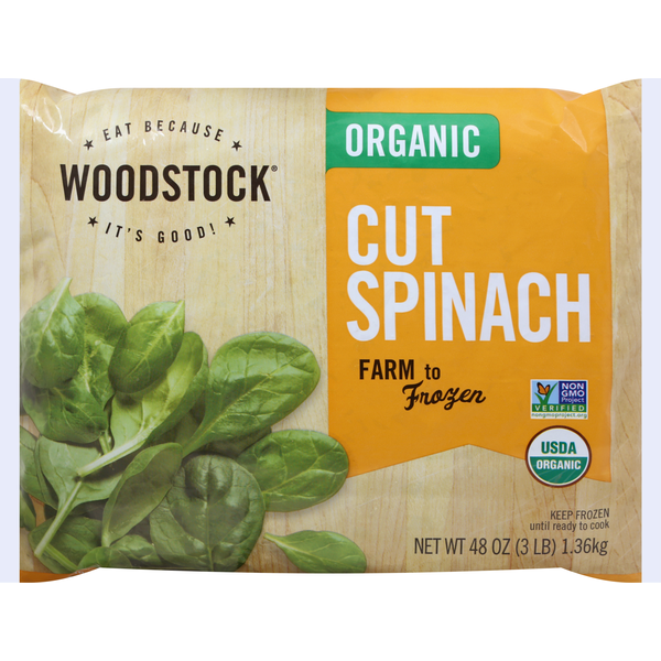 Frozen Produce WOODSTOCK Organic Cut Spinach hero