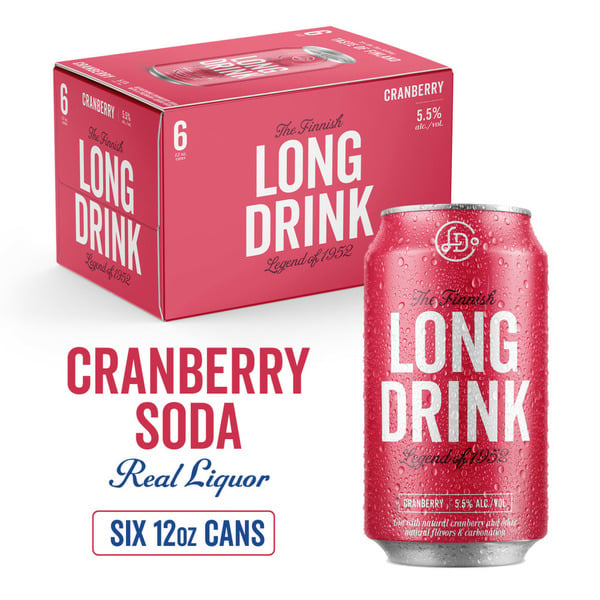 Liquor The Long Drink Cranberry, Citrus Soda, With Premium Liquor hero