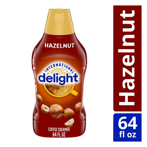 Cream International Delight Hazelnut Coffee Creamer hero