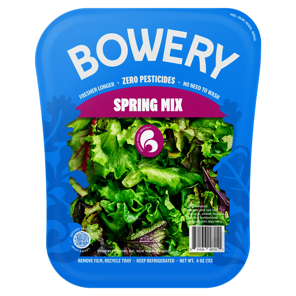 Packaged Vegetables & Fruits Bowery Spring Mix hero