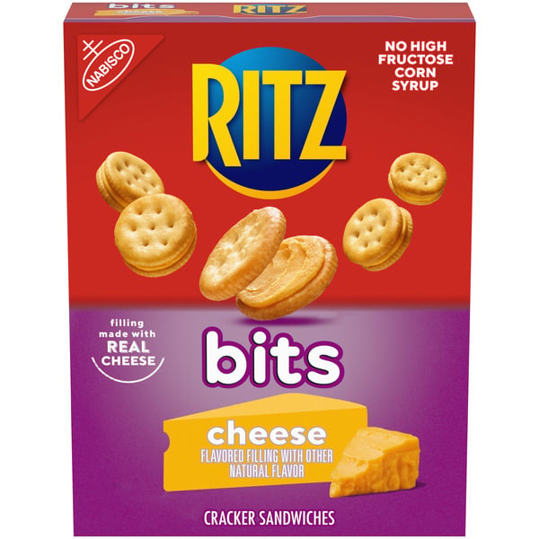 Crackers Ritz Bits Cheese Sandwich Crackers hero